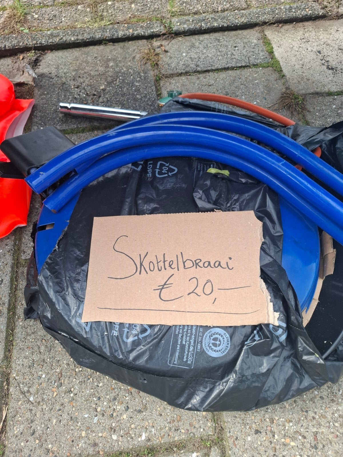 Skottelbraai - Ideaal voor kamperen of buiten koken, Ophalen of Verzenden, Gebruikt, Onbekend