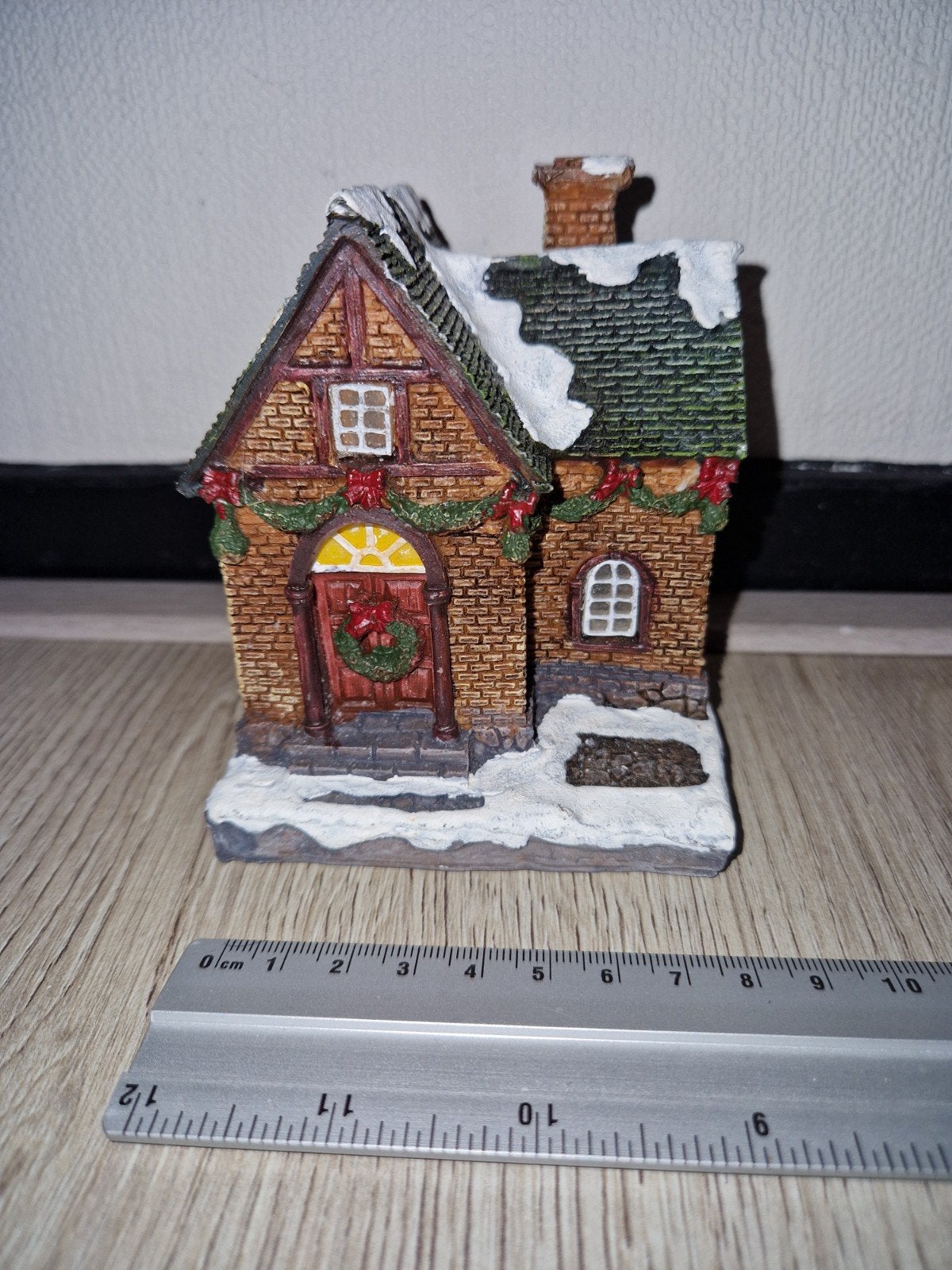 Kerstdorp decoratie huisje, Diversen, Ophalen of Verzenden, Gebruikt