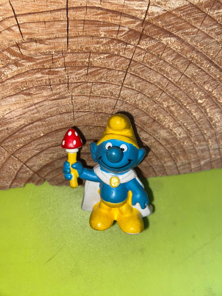 Smurf koning, Verzamelen, Smurfen, Ophalen of Verzenden, Zo goed als nieuw