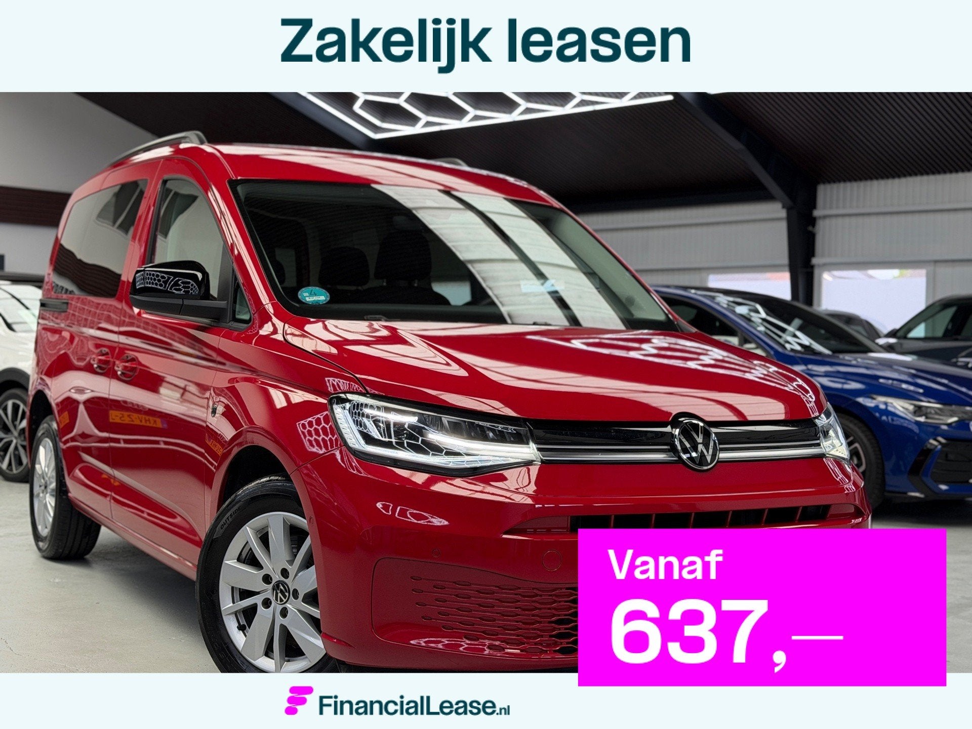 Volkswagen Caddy Combi 1.5 TSI Style 5p Camera Standkachel, Stof, Zwart, Met garantie (alle), 116 pk