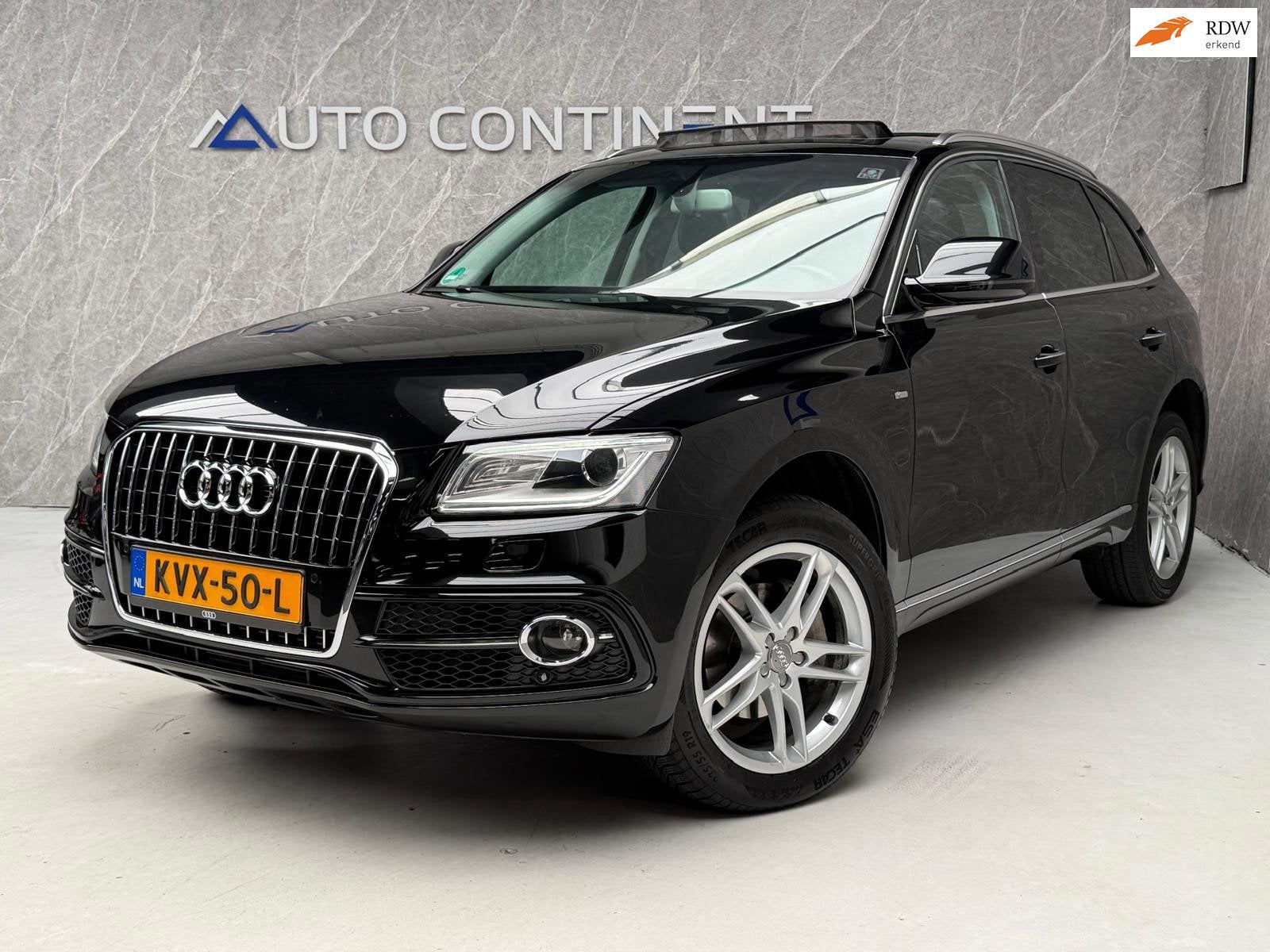Audi Q5 2.0 TFSI quattro S-Line / Dealer Onderhouden / Panor, Auto's, Gebruikt, 4 cilinders, Leder, Bedrijf
