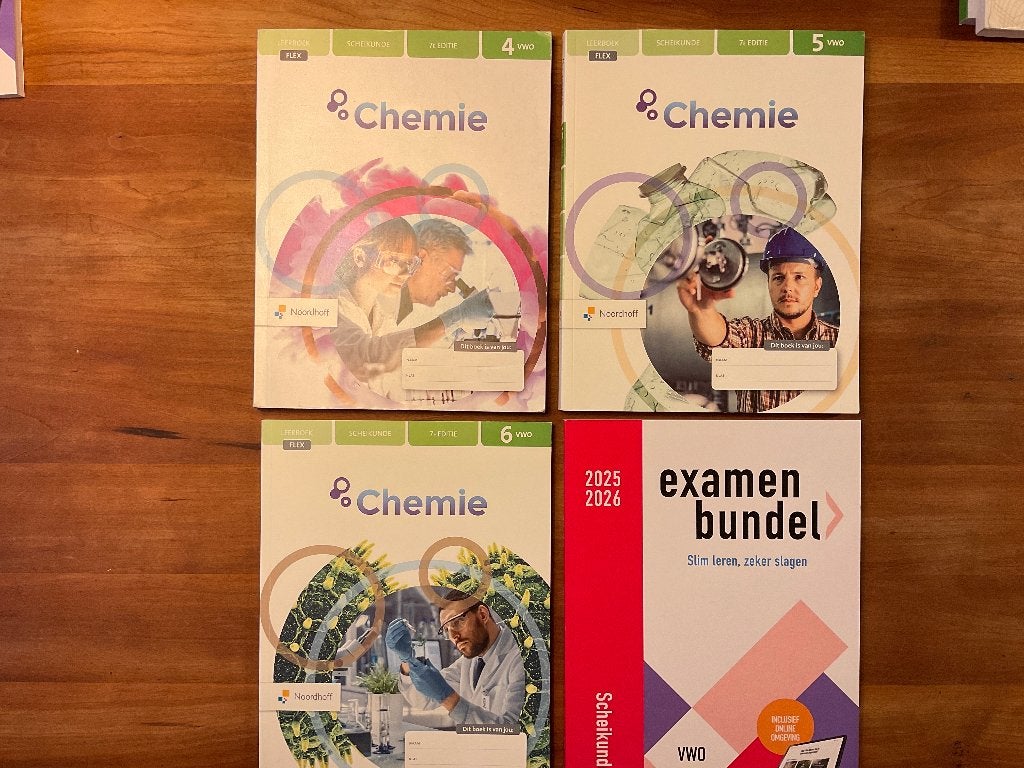 VWO 4/5/6 Scheikunde Chemie  en eindexamenbundel, Boeken, Ophalen, Zo goed als nieuw, VWO, Scheikunde