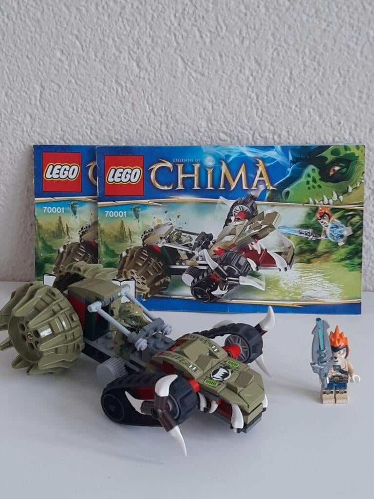 Lego Chima 70001 Crawler met minifiguren en instructies, Compleet, Gebruikt, Overige thema's, Lego