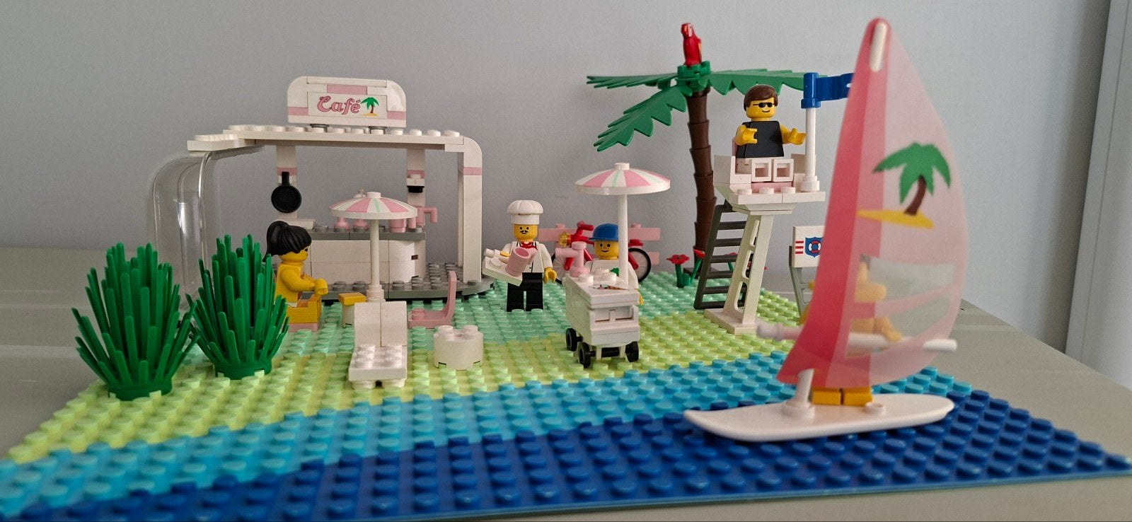 Lego Paradisa set 6411 Sand dollar café, Kinderen en Baby's, Speelgoed | Duplo en Lego, Compleet, Gebruikt, Overige thema's, Lego