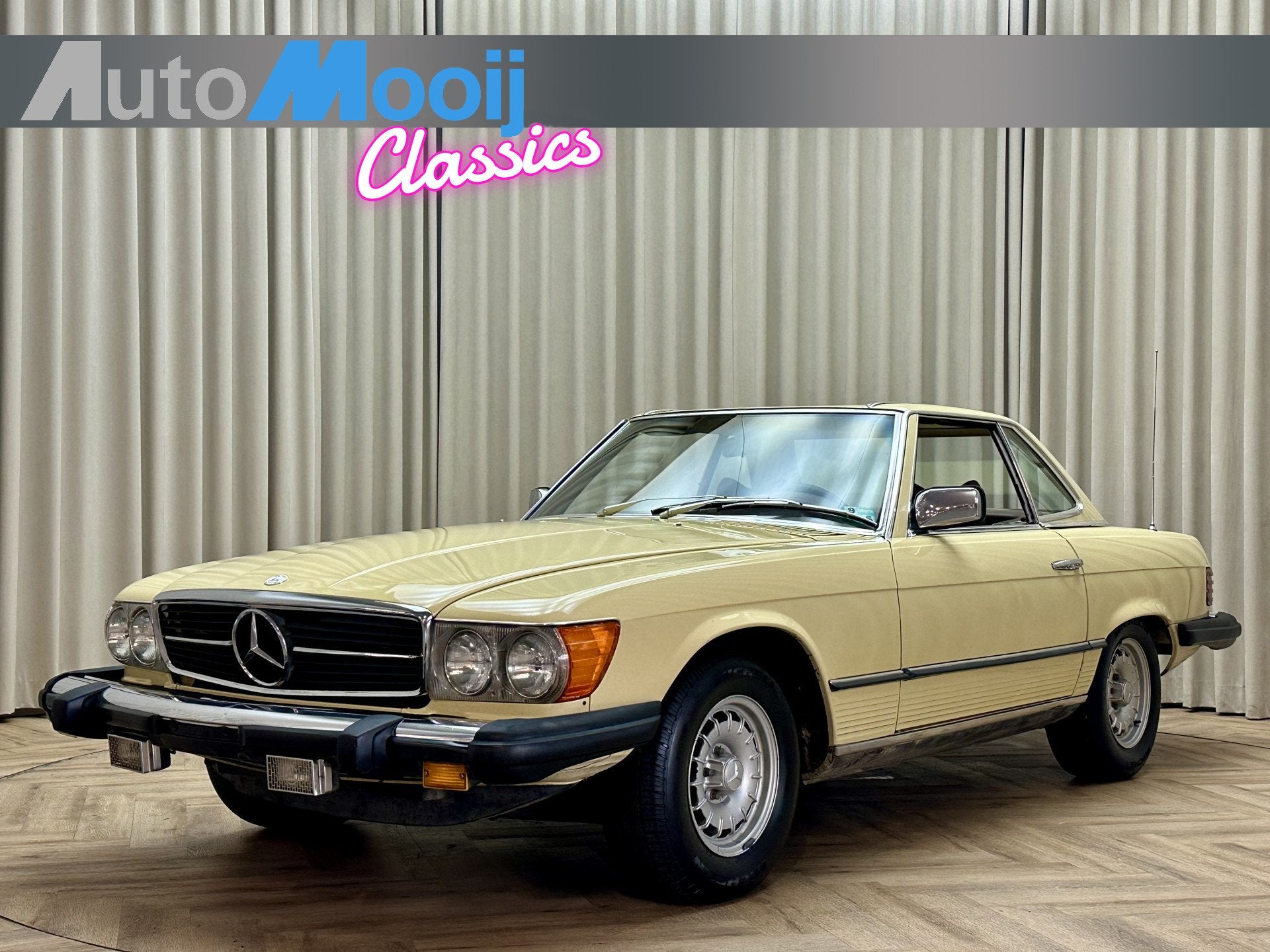 Mercedes-Benz SL-Klasse 450 SL Roadster *INCL HARDTOP* EU-NL, Auto's, Oldtimers, Bedrijf, Te koop, Airconditioning, Cruise Control