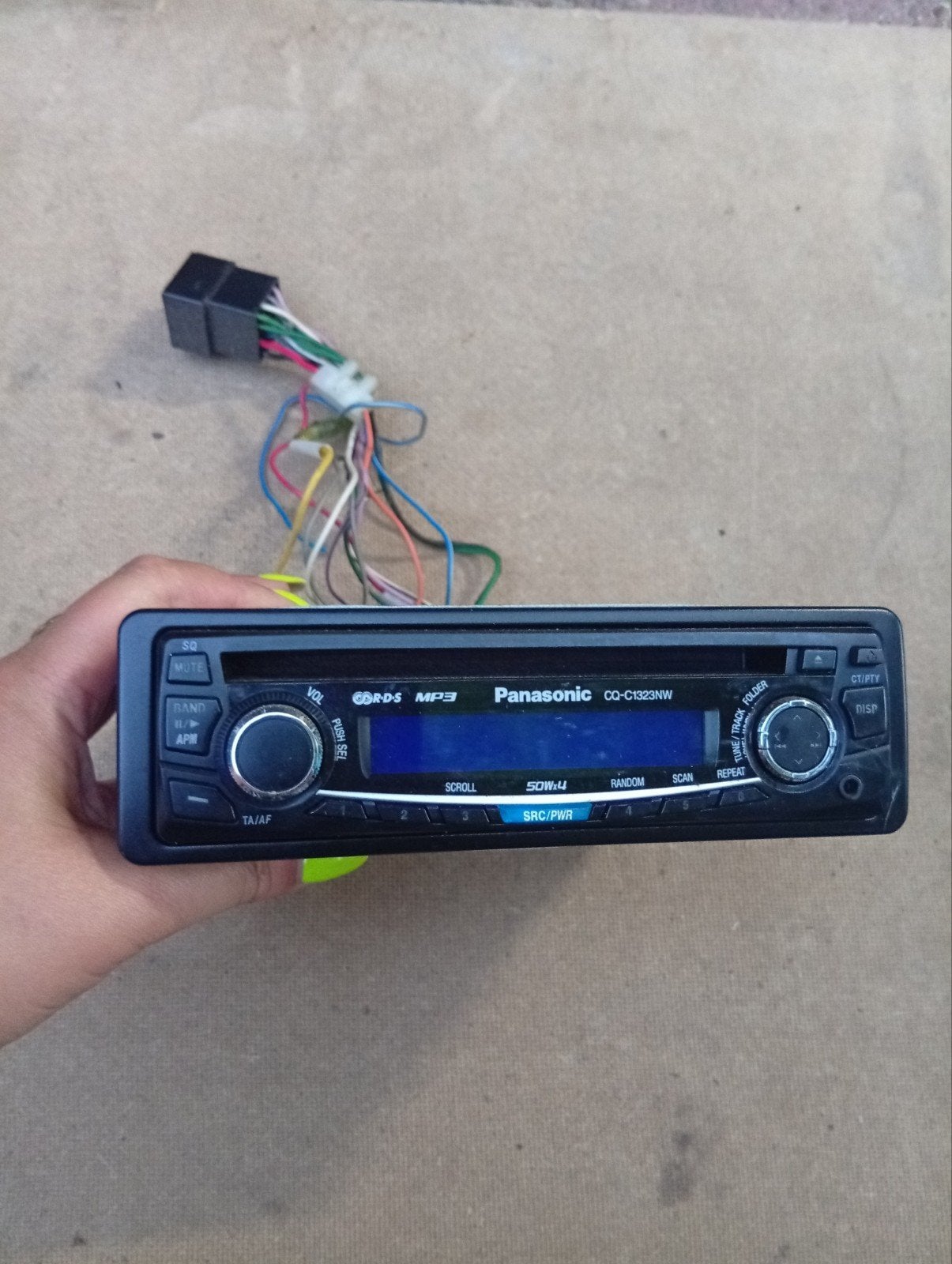 Panasonic CQ-C1323NW Autoradio CD/MP3 Speler, Ophalen of Verzenden, Gebruikt