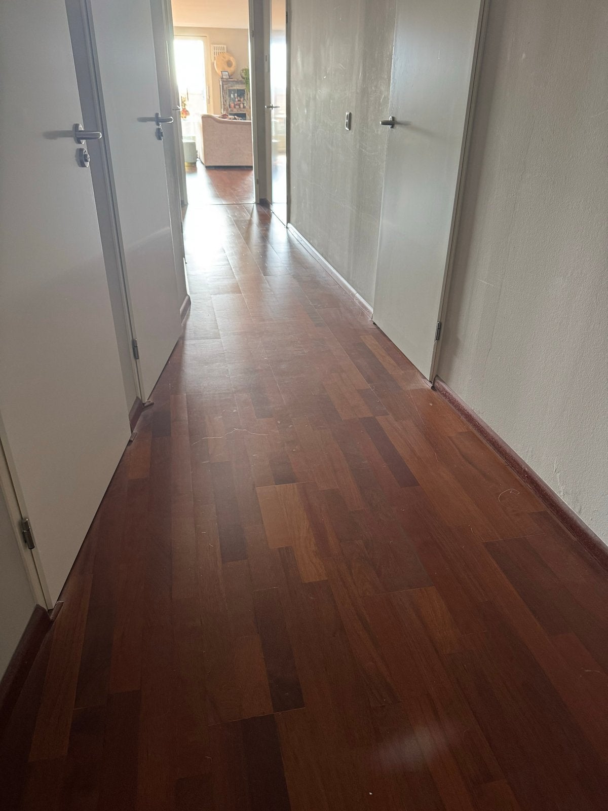 Gratis parketlaminaatvloer (ca. 50 m²) - Zelf verwijderen, Ophalen, Gebruikt, 10 m² of meer, Hout