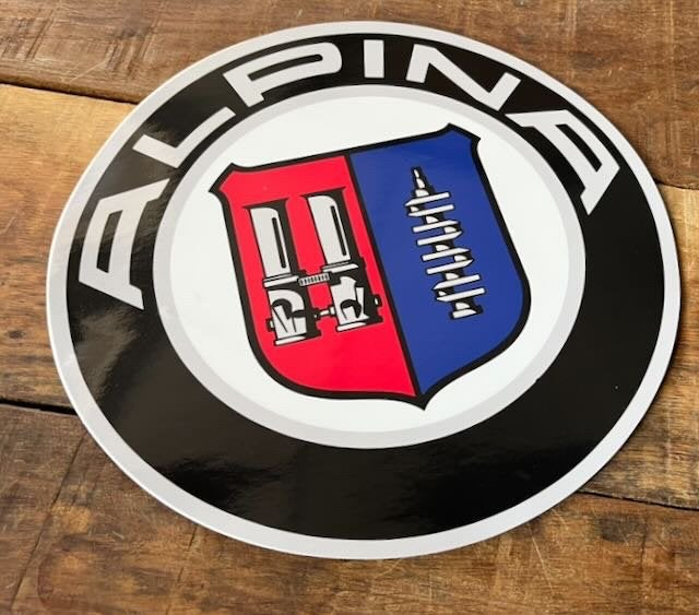 Alpine sticker + laminaat 25cm, Ophalen of Verzenden