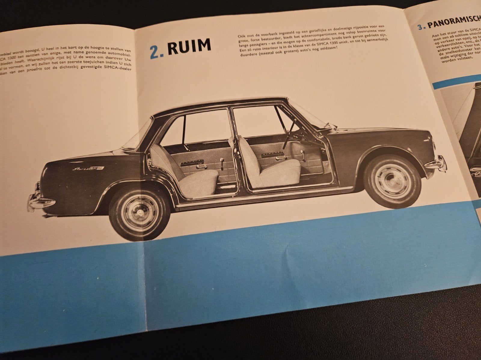 Brochure Simca 1300, Ophalen of Verzenden, Zo goed als nieuw, Overige merken