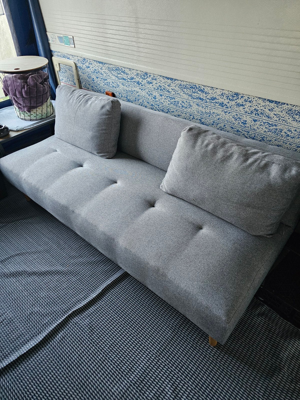 gratis slaapbank, Ophalen, Gebruikt, Tweepersoons, 120 cm