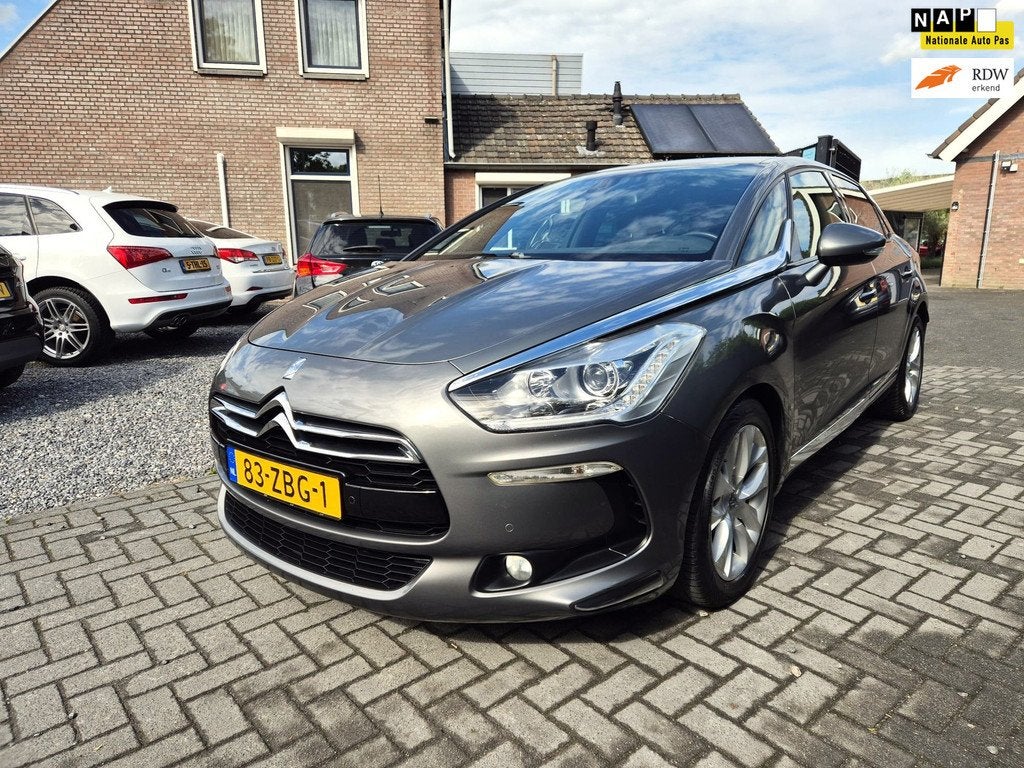 Citroen DS5 1.6 THP Chic Automaat Navi Clima Cruise, Stof, Gebruikt, Zwart, 1395 kg