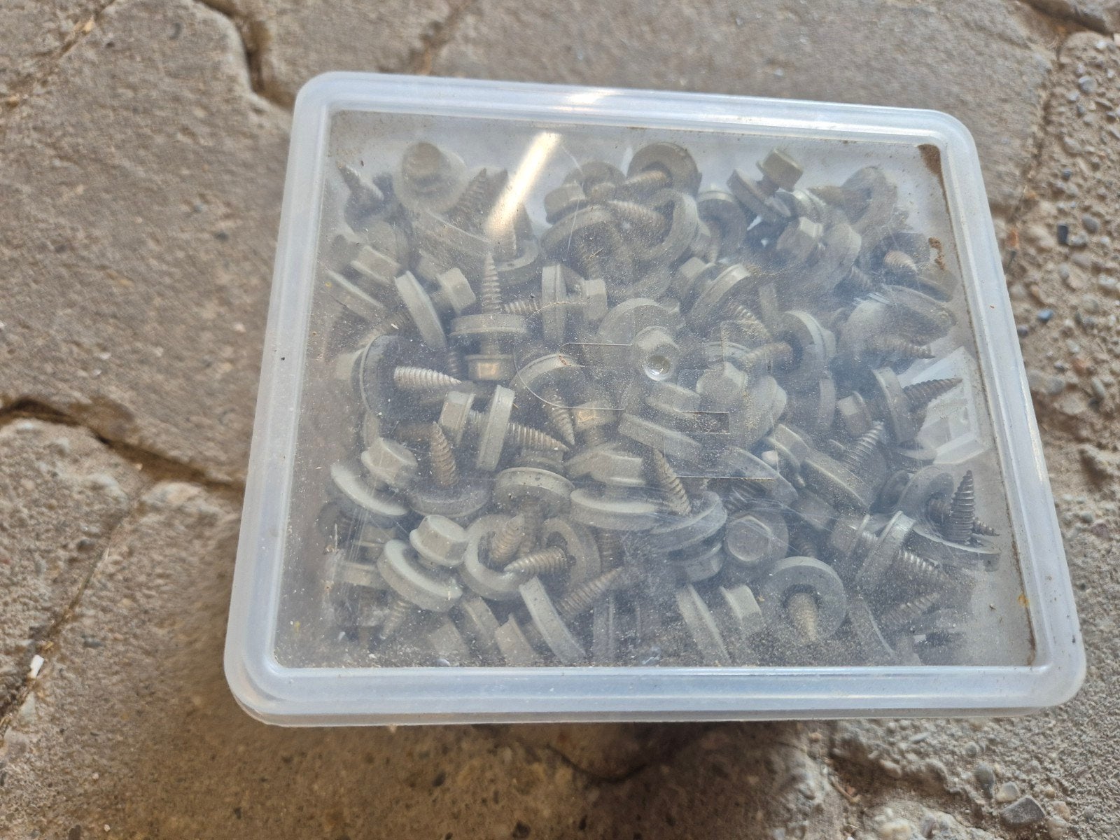 Plaatschroef Pro scherpe punt RVS 4,8 x 20 mm (250 stuks), Schroeven, Ophalen of Verzenden, Zo goed als nieuw, Minder dan 50 mm