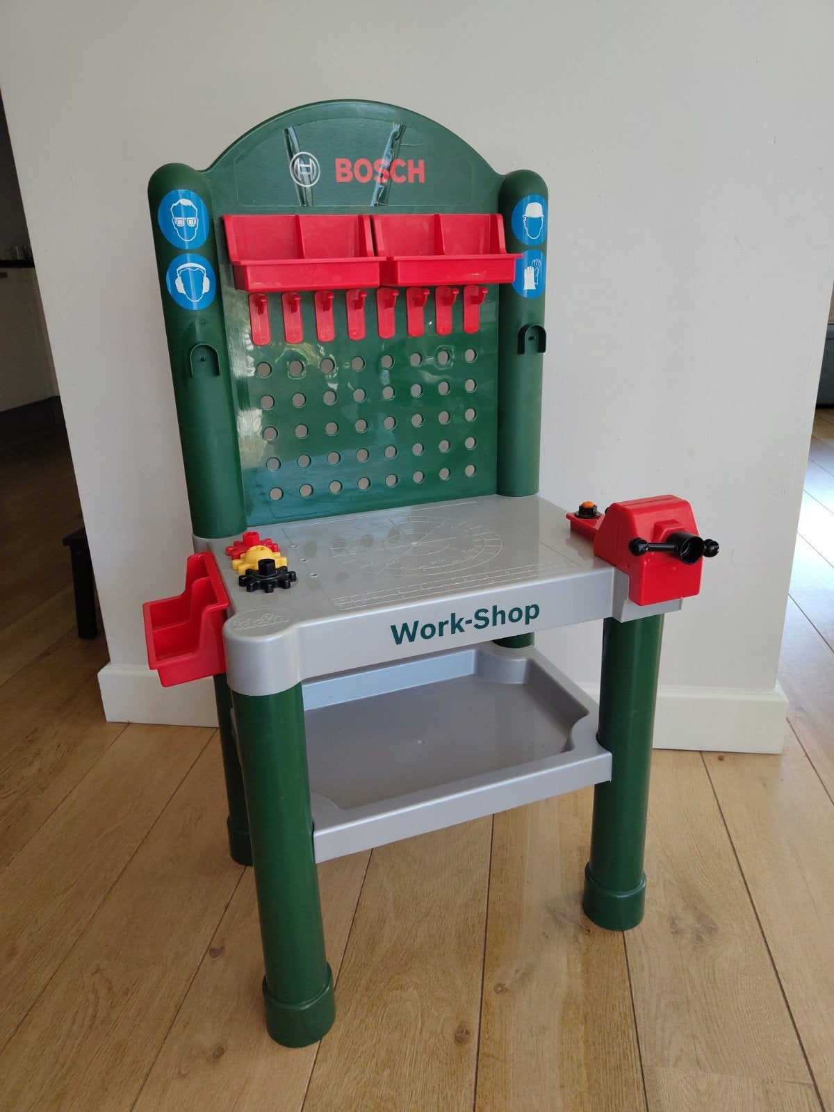 Bosch Work-Shop speelgoed werkbank met gereedschap, Ophalen, Gebruikt, Jongen of Meisje
