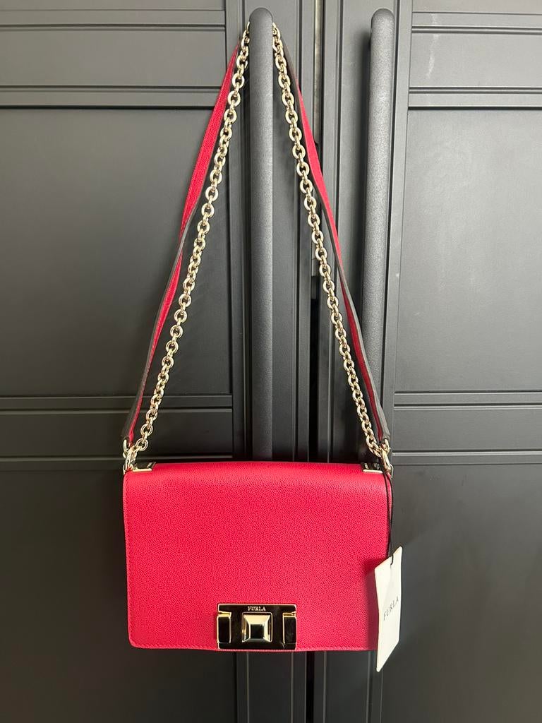 Furla tas rood, Ophalen of Verzenden, Nieuw, Rood, Schoudertasje