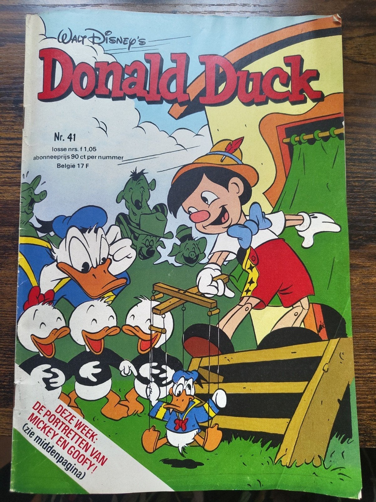 Donald Duck nummer 41 - 14 oktober 1977 - Goede conditie, Ophalen of Verzenden, Donald Duck, Gebruikt, Overige typen
