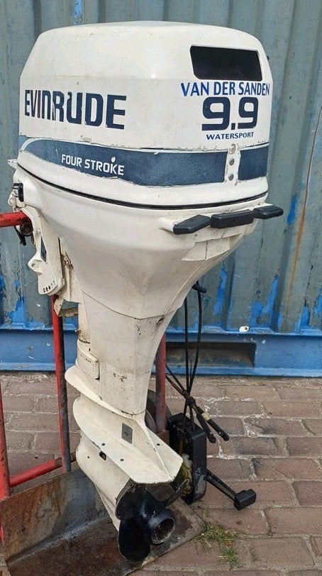 Evinrude 9.9 pk 4takt kortstaart afstandbediening of knuppel, Ophalen, 10 tot 30 pk, Gebruikt, Viertaktmotor