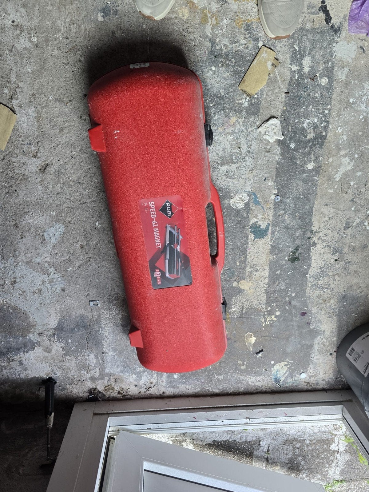 Rubi Speed-62 Magnet tegelsnijder in koffer, Ophalen, Gebruikt, Overige typen, Minder dan 5 m²