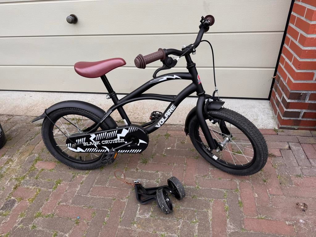 Volare Black Cruiser kinderfiets 16 inch, Ophalen, Zo goed als nieuw