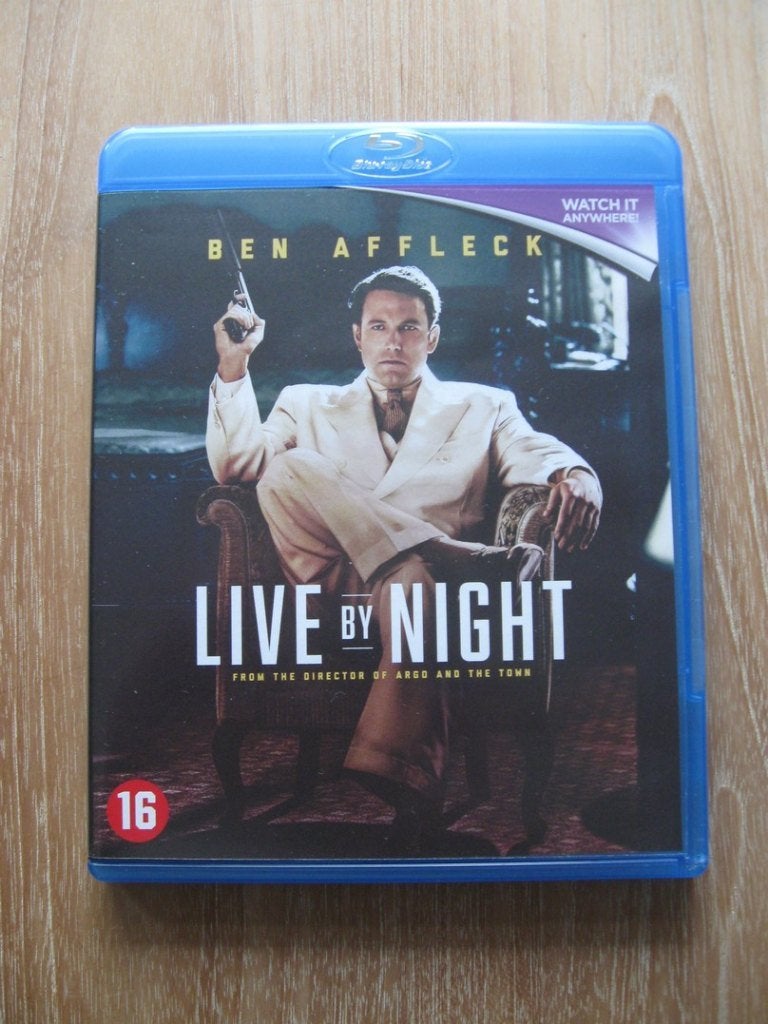 Blu-ray Live By Night Ben Affleck Elle Fanning, Engels, Vanaf 16 jaar, Nederlands, Film
