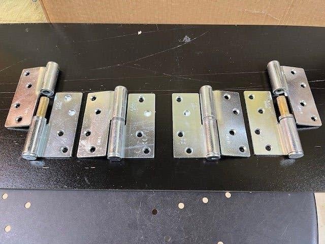 Axa zware kogelstift paumelles - Scharnier 89x89mm NIEUW ., Zilver, Overige thema's, Nieuw, Overige merken