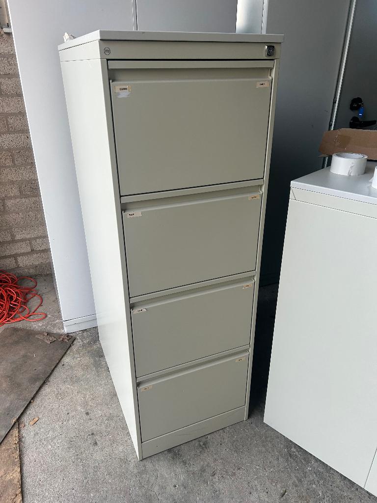 Metalen ladekasten voor schoenen, gereedschap etc, Ophalen, Gebruikt, 50 tot 100 cm, 3 of 4 laden