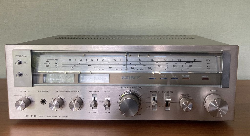 Prachtige Sony STR-414L Vintage Receiver (Jaren '70), Ophalen, Zo goed als nieuw, Sony, Minder dan 60 watt