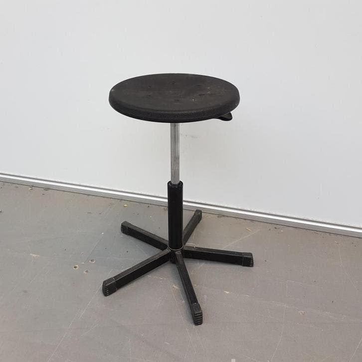 Instelbare werkplaatskruk werkplaatsstoel - ihv 43-62 cm, In hoogte verstelbaar, 60 tot 90 cm, Ophalen of Verzenden, Gebruikt