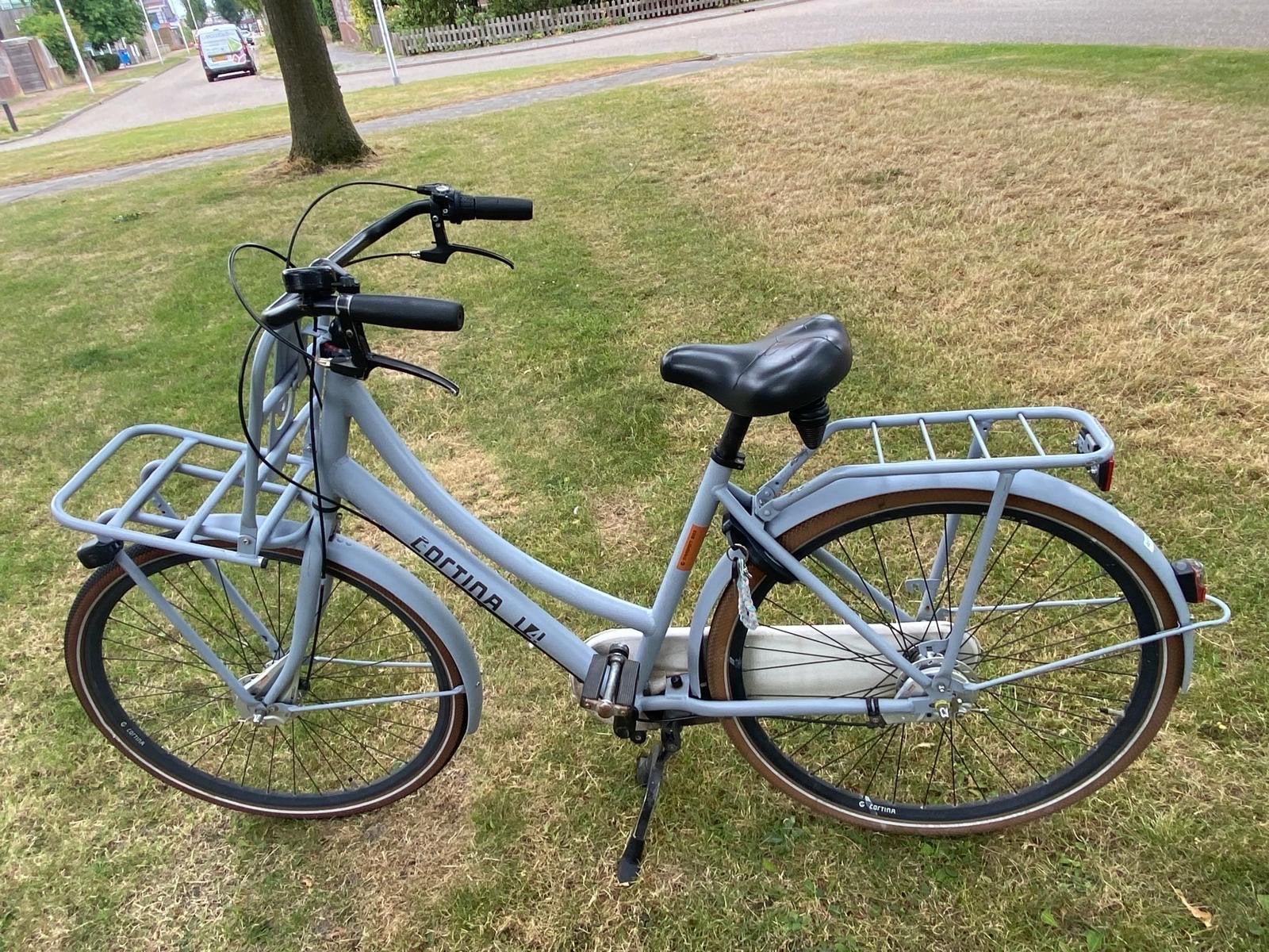 Cortina U4 Transportfiets Dames - Framemaat 43, Terugtraprem, Gebruikt, Versnellingen, Minder dan 47 cm