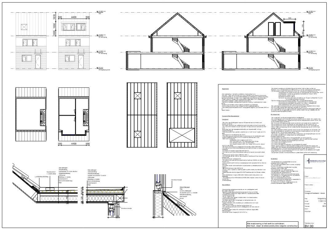 Verbouwplannen? Binnen 24 uur duidelijkheid en advies, Bouwtekeningen