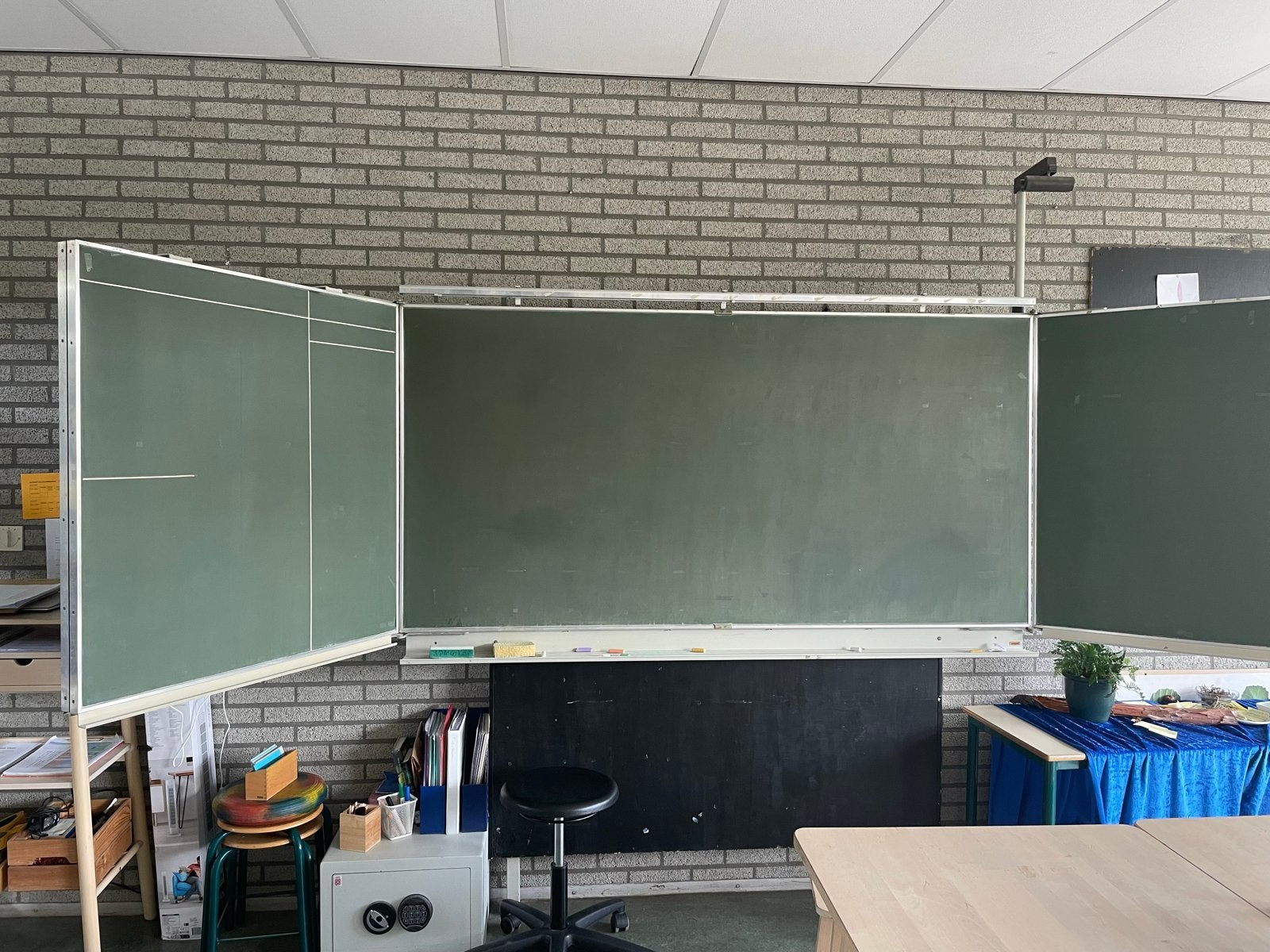 Schoolbord, Ophalen, Gebruikt, Krijtbord