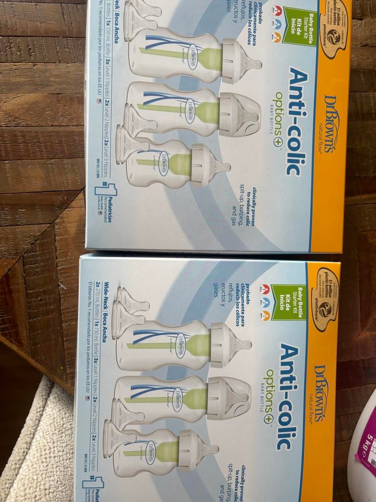 Dr. Brown's Anti-Colic Babyfles Starterset 1x, Ophalen, Nieuw, Overige typen