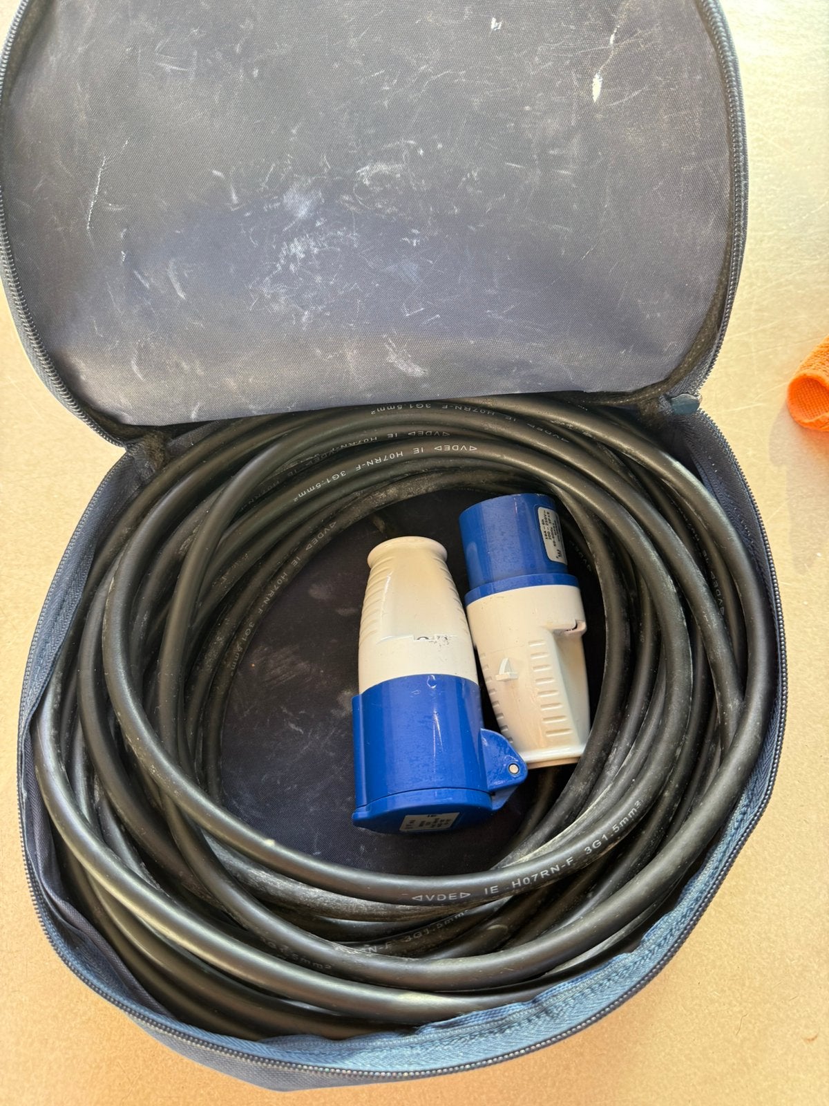 CEE Verlengsnoer | 20 meter (16A, 230V, 3x1.5mm², IP44), Ophalen of Verzenden, Gebruikt