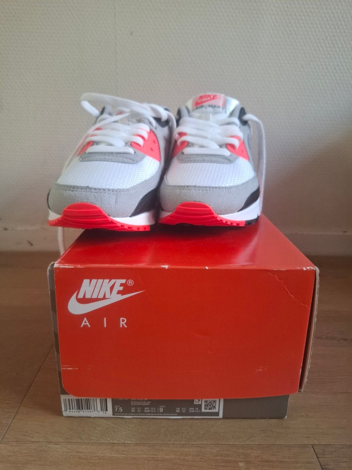 Nike Air Max 90 Infrared 40.5 | Nike Air Max, Patta, Overige kleuren, Nike, Ophalen of Verzenden, Sneakers of Gympen