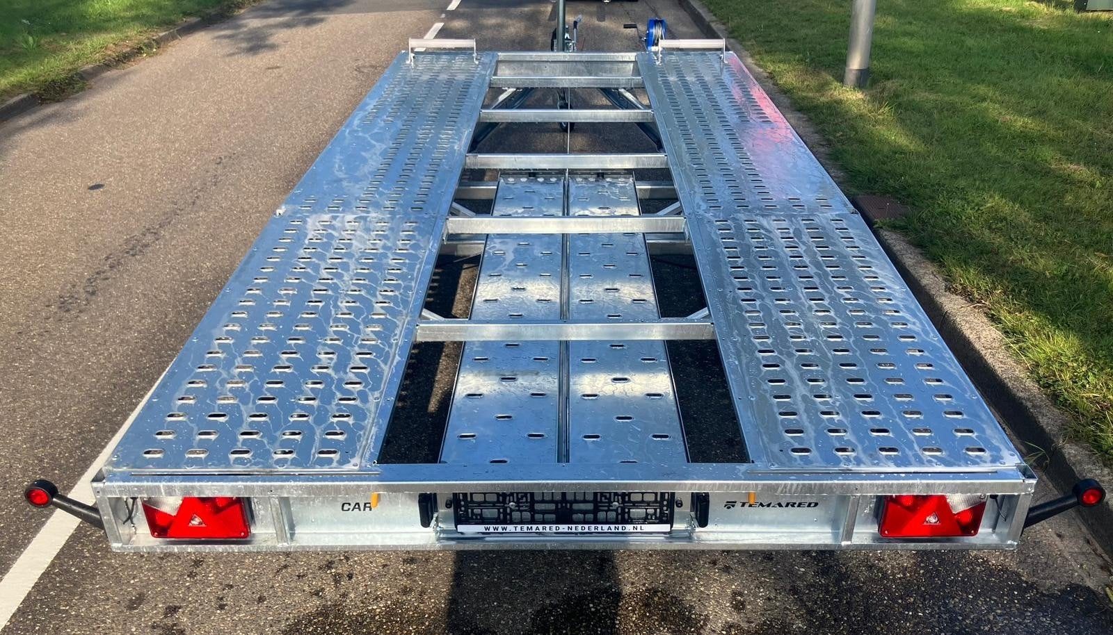 Nieuwe splinter 4.5 x 2.15 compleet met oprijplaten, Ophalen, Nieuw