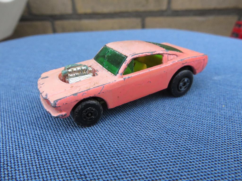 Matchbox Wildcat Dragster Ford Mustang, Ophalen of Verzenden, Gebruikt, Auto