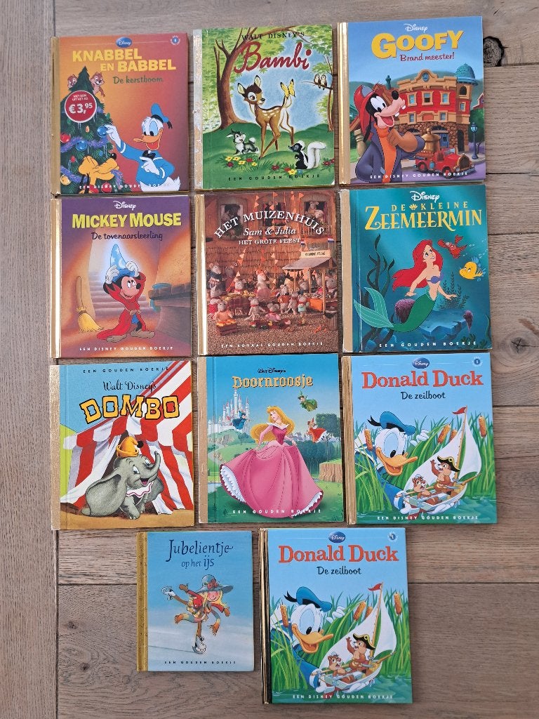 10 gouden disney boekjes, Boeken, Ophalen of Verzenden, Zo goed als nieuw, Sprookjes