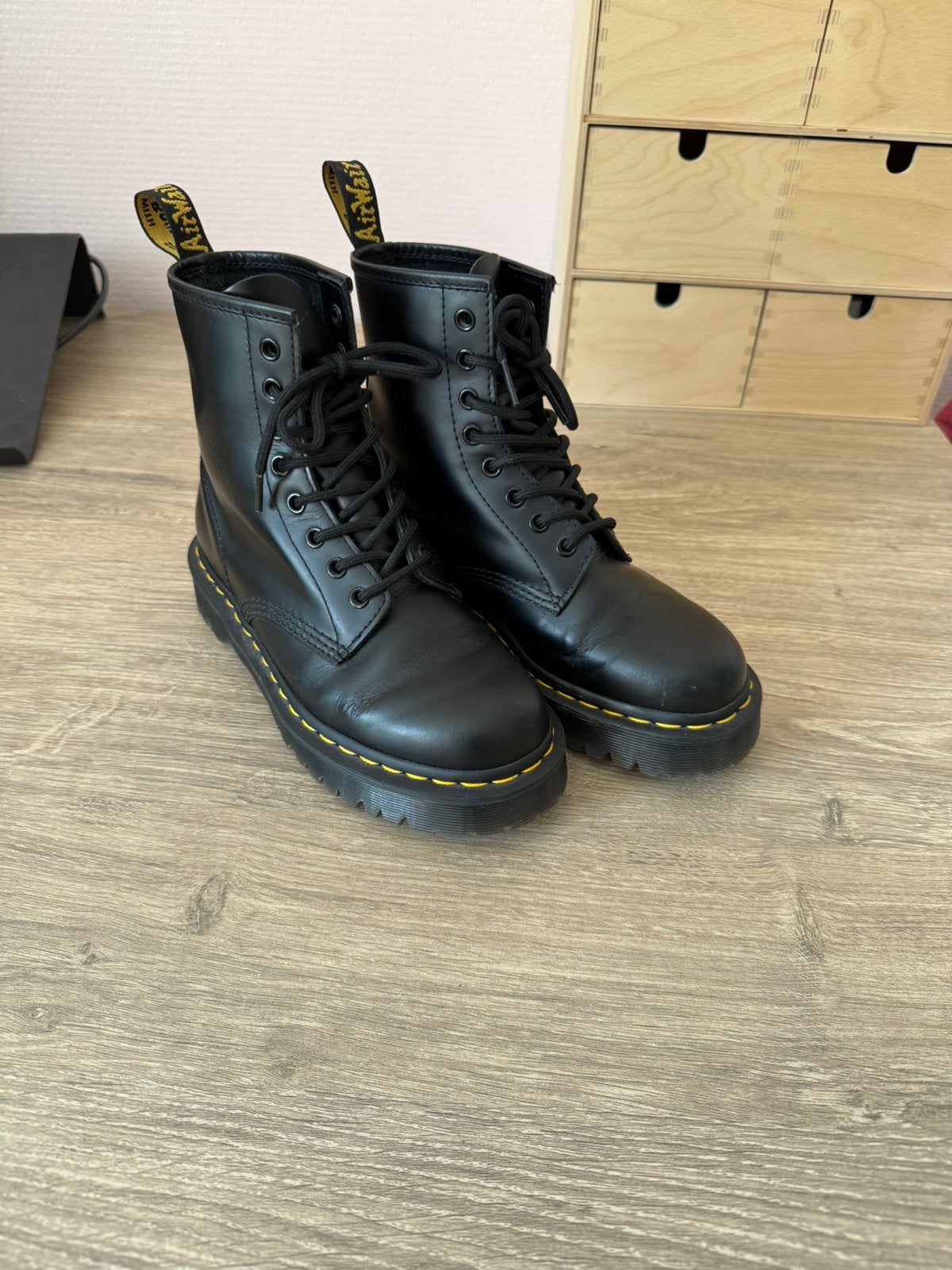 Dr. Martens 1460 Bex maat 38, Ophalen of Verzenden, Zo goed als nieuw, Zwart