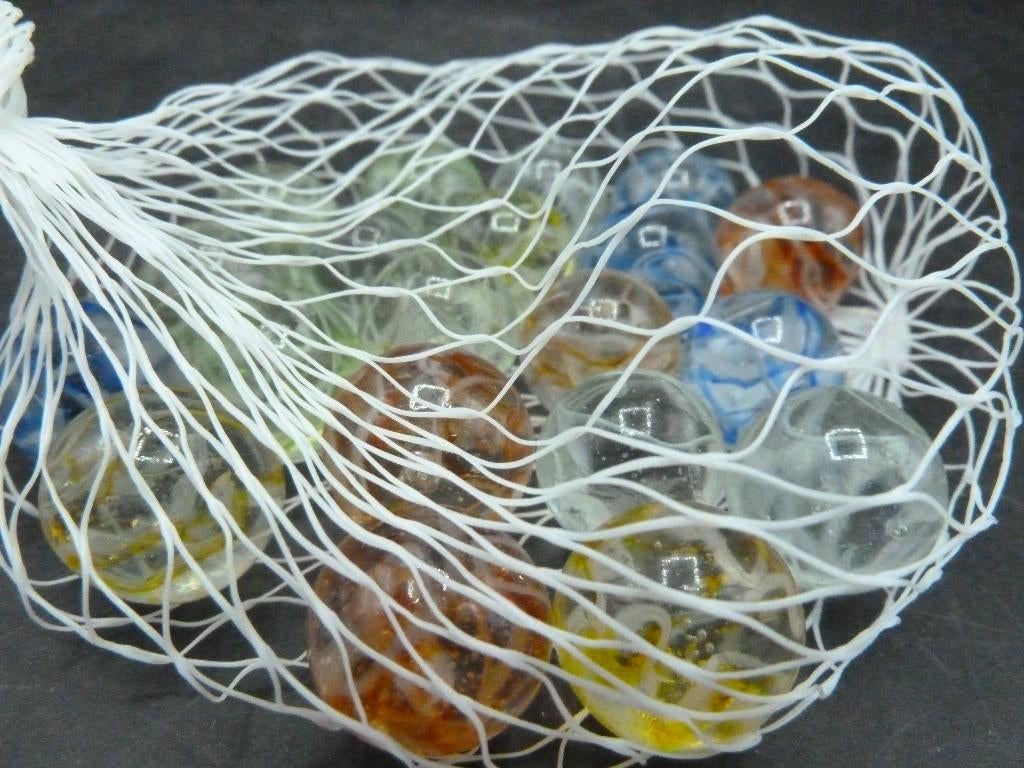 Vintage Veiligglas Wirepull knikkers jaren 60, Antiek en Kunst, Antiek | Speelgoed, Ophalen of Verzenden