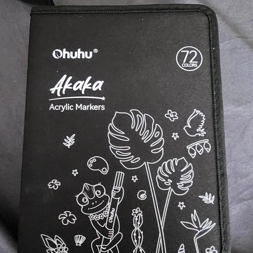 Ohuhu Akaka Acryl Markers - 72 Stuks, Hobby en Vrije tijd, Tekenen, Ophalen of Verzenden