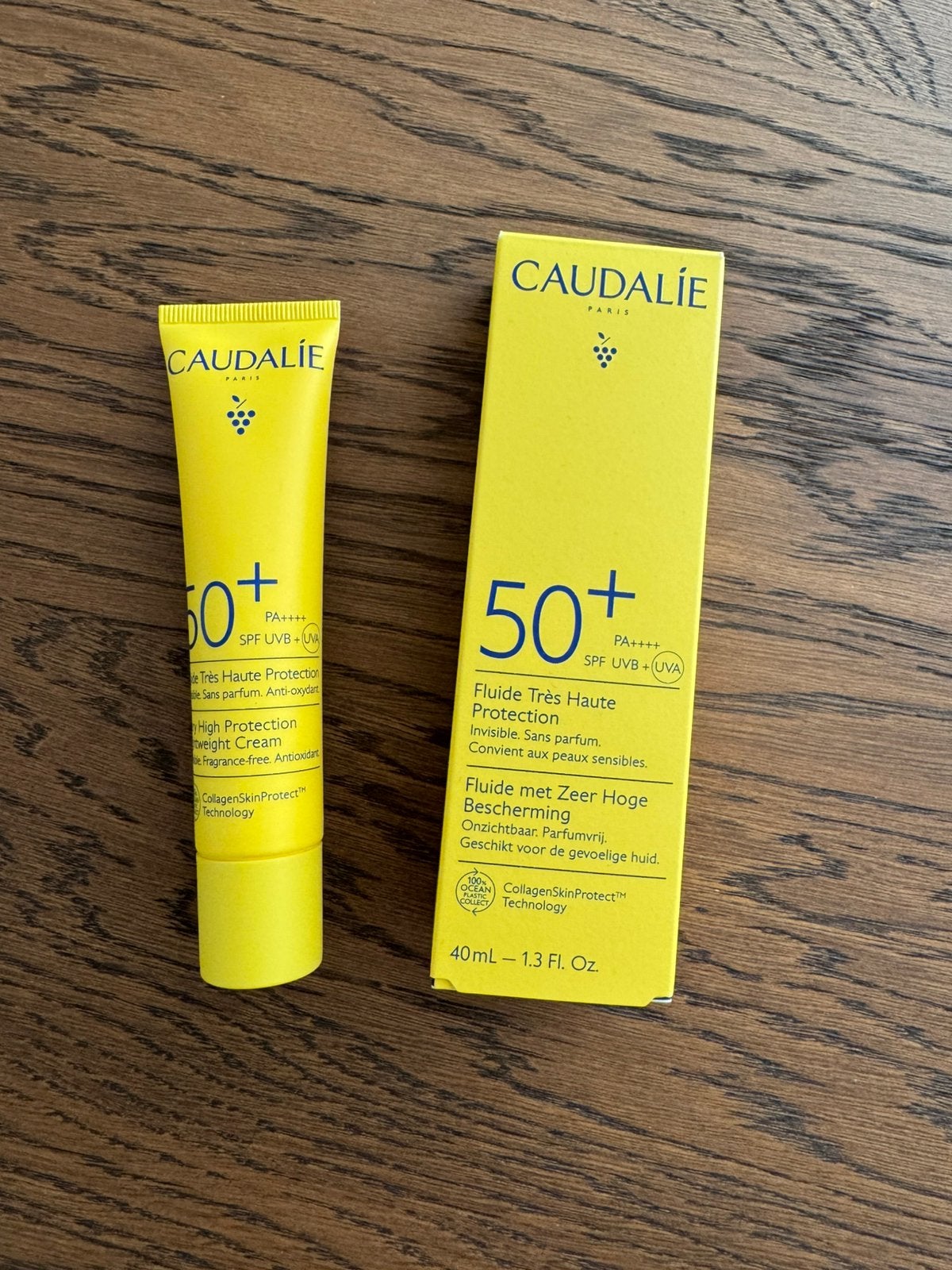 Caudalie spf 50 gezicht, Sieraden, Tassen en Uiterlijk, Uiterlijk | Gezichtsverzorging, Ophalen of Verzenden, Nieuw, Gehele gezicht