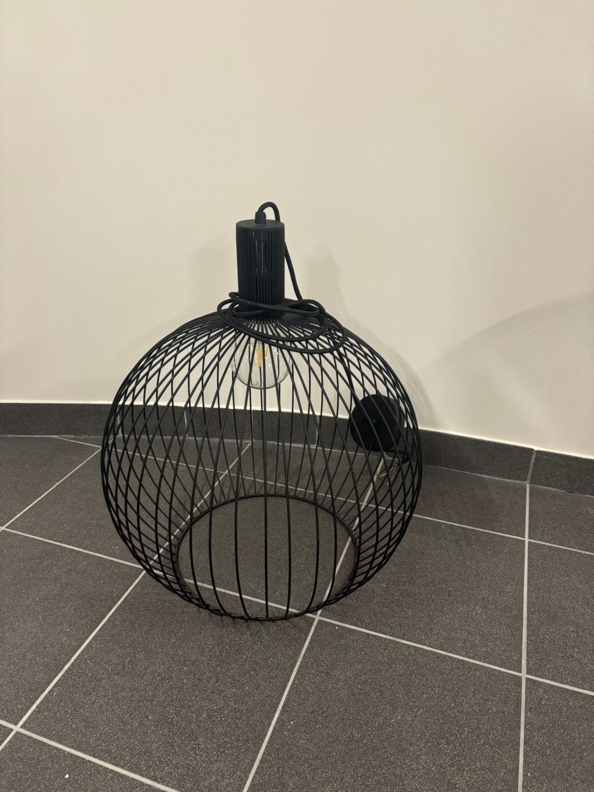 Hanglamp zwart, 40, Ophalen, Zo goed als nieuw