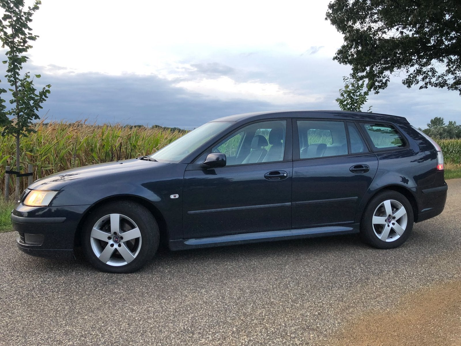 Saab 9-3 1.8 I Estate 2007 Blauw, Auto's, 4 cilinders, Blauw, 1796 cc, 122 pk