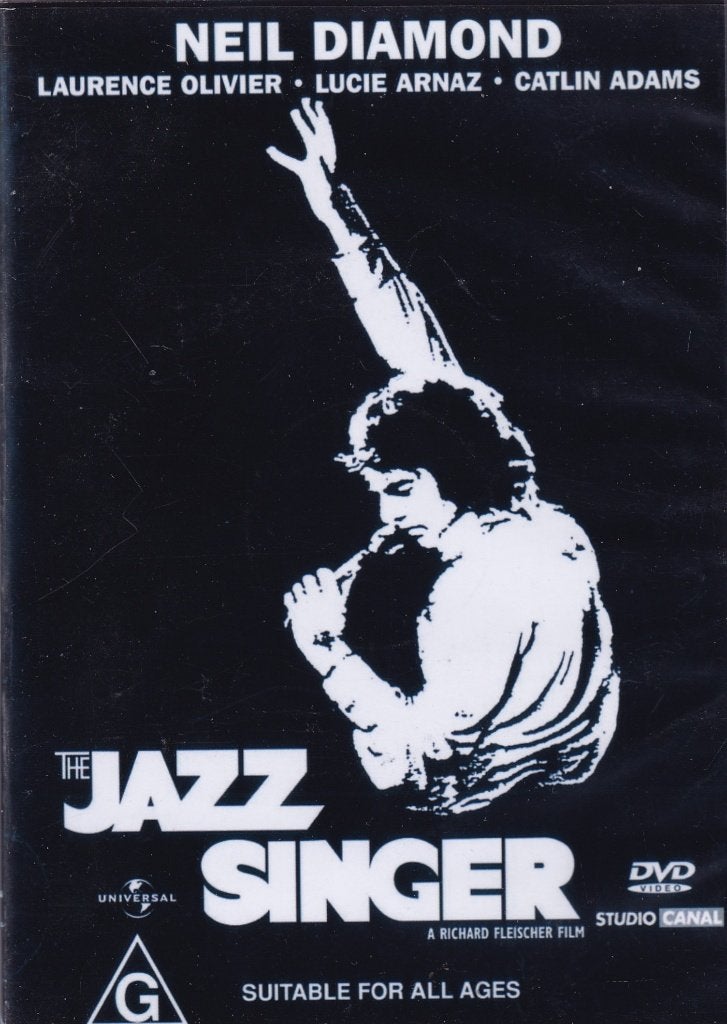 Te koop dvd the jazz singer (neil diamond) (nederlands Onder, Cd's en Dvd's, Engels, Alle leeftijden, Nederlands, Actie