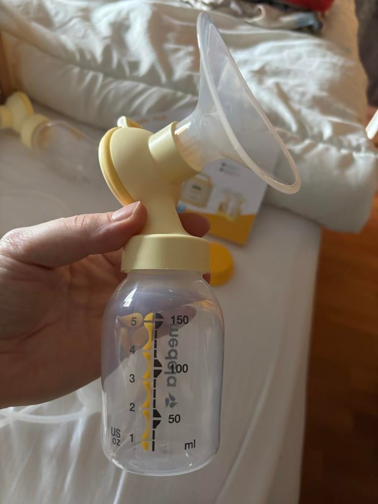 Medela dubbele pomp set voor Symphony kolf, Ophalen of Verzenden, Zo goed als nieuw, Borstkolf