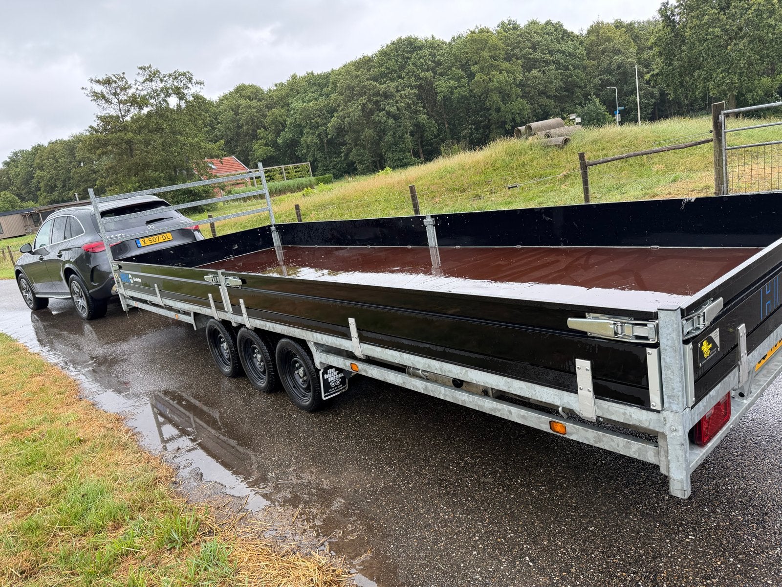 Hulco Go-Getter 3500 kg plateauwagen, Ophalen, Zo goed als nieuw