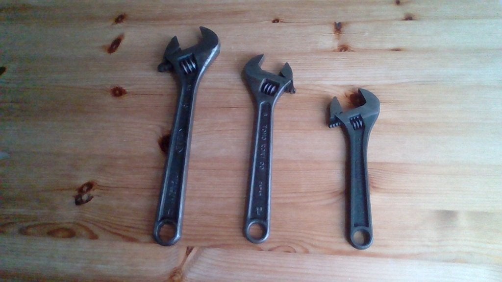 3 Baco`s / verstelbare moersleutels, Ophalen of Verzenden, Gebruikt, Overige typen