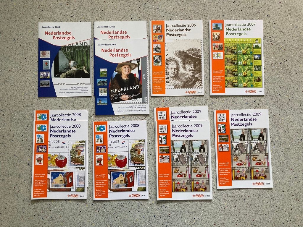 Boekjes behorende bij Jaarcollectie Nederlandse Postzegels, Postzegels en Munten, Postzegels | Nederland, Verzenden, Na 1940