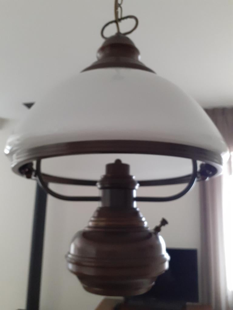Olielamp dimbaar, Antiek en Kunst, Antiek | Lampen, Ophalen
