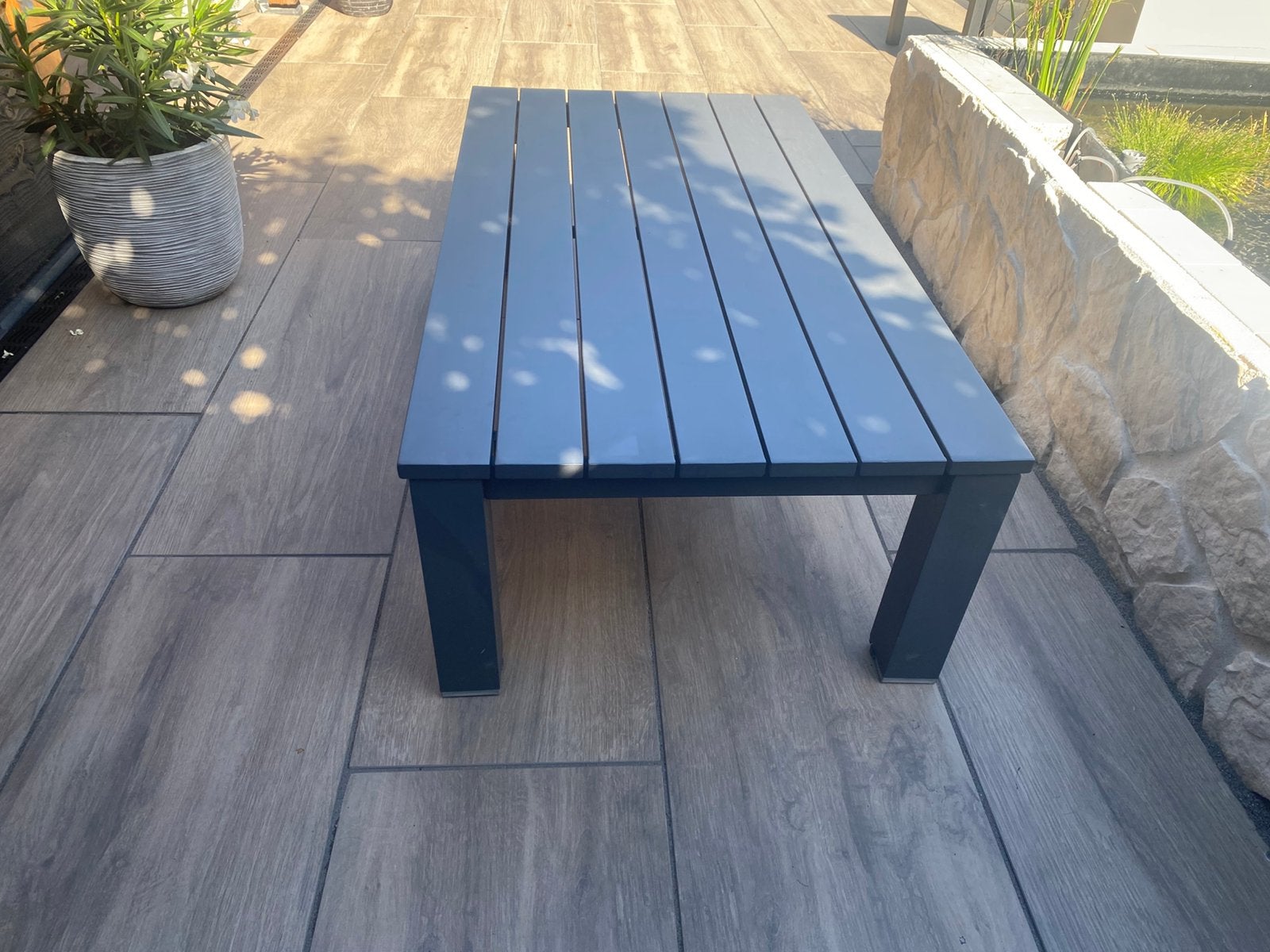 Aluminium tafel te koop, Ophalen, Gebruikt, Rechthoekig, Aluminium