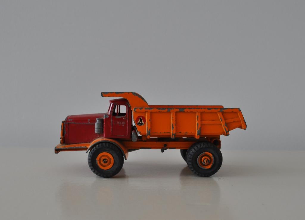 Budgie Toys Euclid Tipper Truck 1960s, Ophalen of Verzenden, Gebruikt, Bus of Vrachtwagen